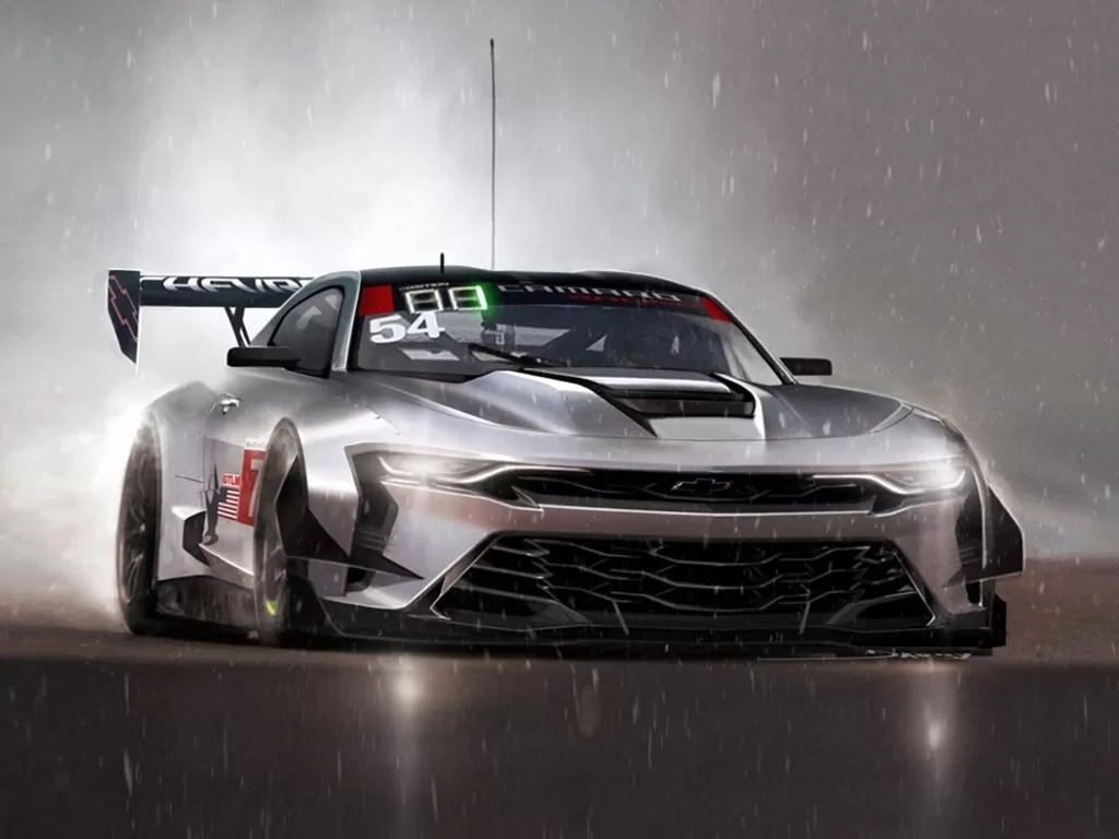 Tampilan Chevrolet Camaro jika hadir sebagai mobil balap (photo/Instagram/@generalmotorsdesign)