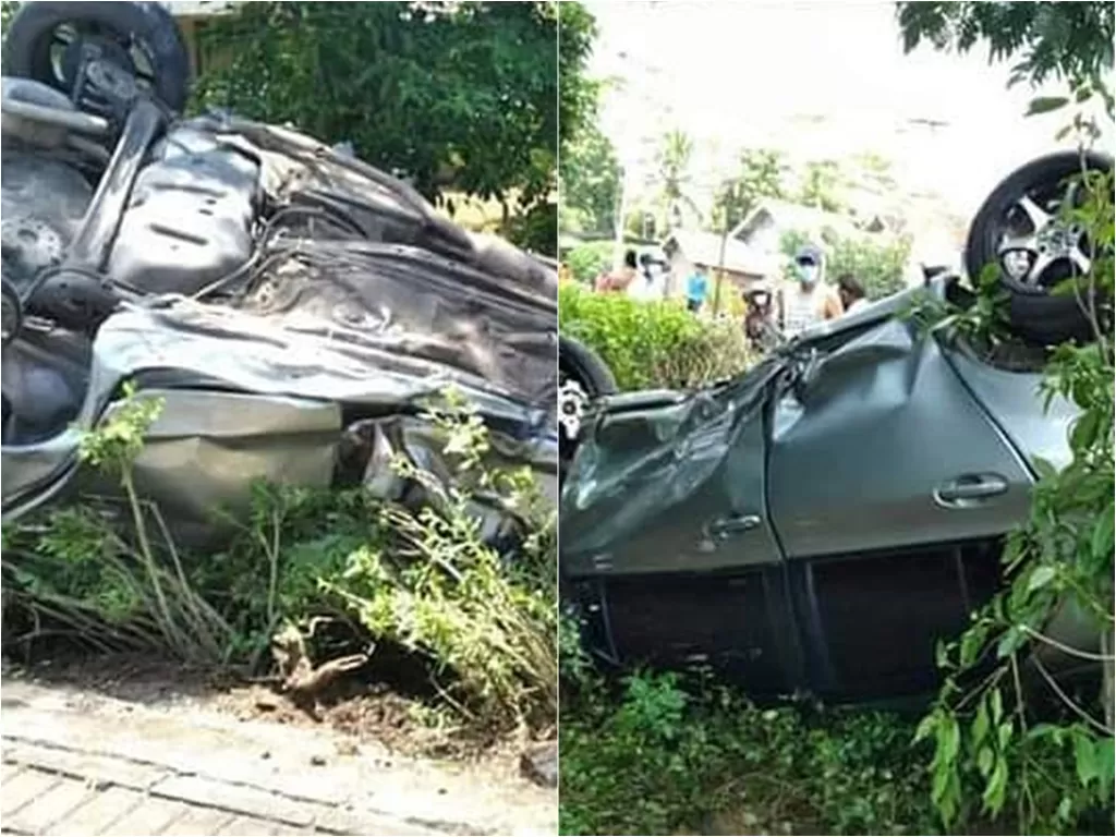 Kecelakaan kereta api dan mobil di Malang bocah 12 tahun tewas (Instagram/saiful_ulum99)