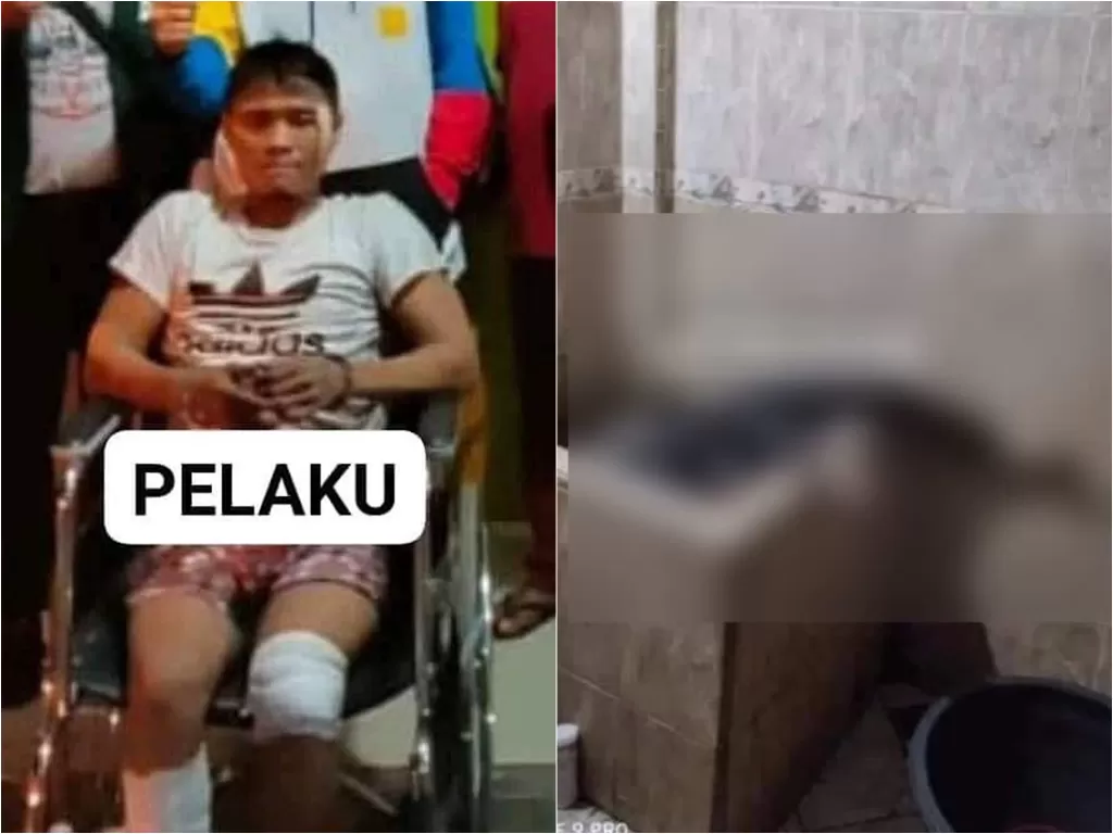 Pelaku pembunuhan wanita di dalam bak kamar mandi Medan Sunggal (Instagram/cetul.22)