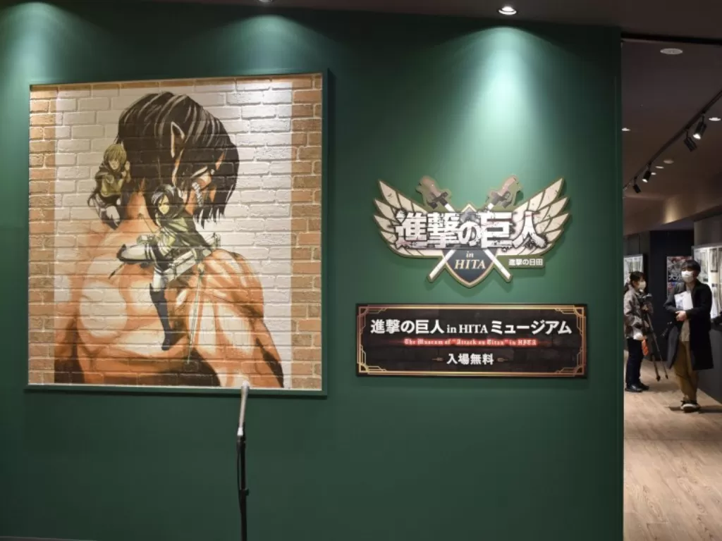Museum Manga 'Attack on Titan'. (photo/kyodonews.net)