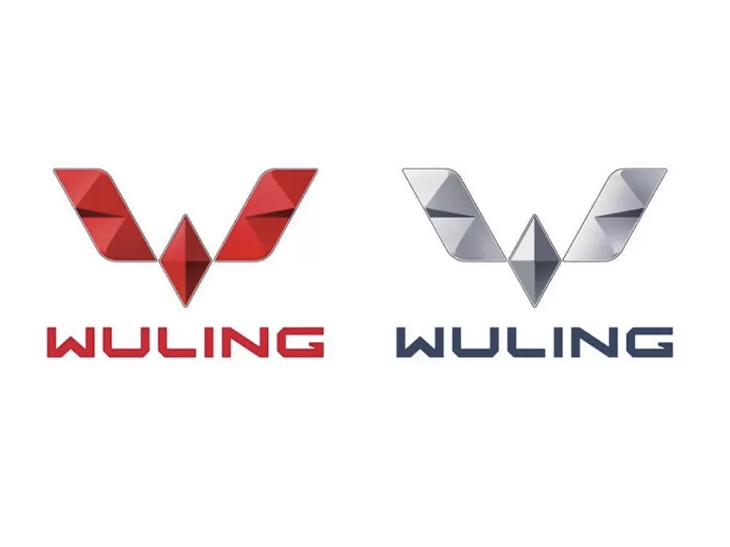 Tampilan logo baru dari pabrikan otomotif Wuling Motors (photo/Wuling Motors)