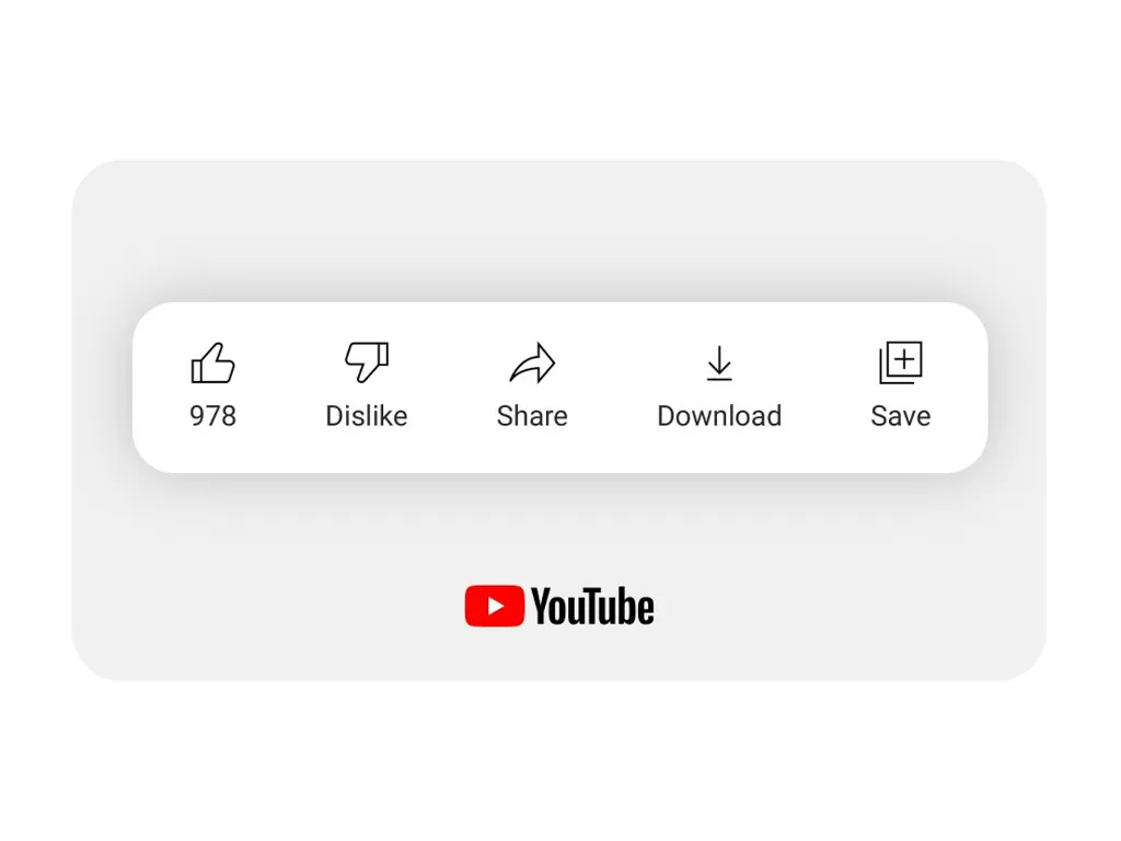 Desain baru YouTube yang menyembunyikan jumlah dislike (photo/Twitter/@YouTube)