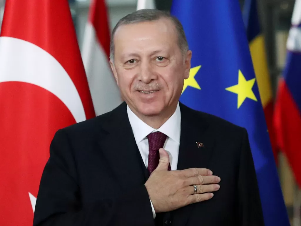 Presiden Turki, Recep Tayyip Erdogan. (REUTERS/YVES HERMAN)