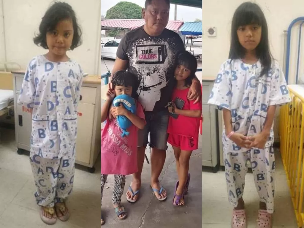 Dua anak yatim piatu di Malaysia ini ternyata anak dari warga Indonesia. (Photo/Facebook/Lucas Onexox Dealer)