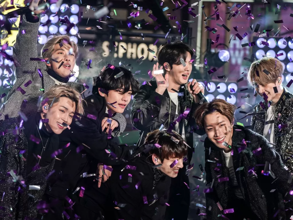 Idol Group BTS. (photo/REUTERS/Jeenah Moon)