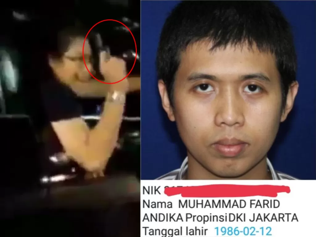 Identitas pengendara Fortuner yang todongkan pistol di Duren Sawit Jakarta. (Istimewa) 