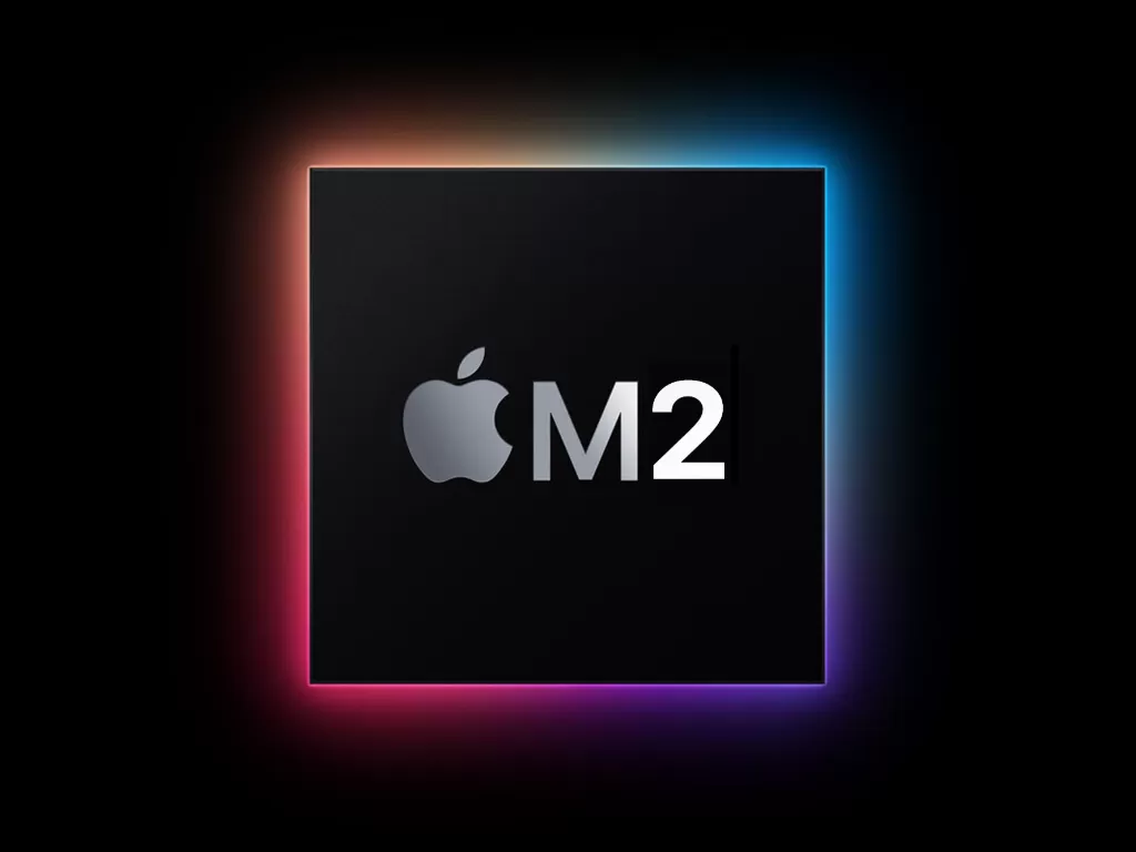 Ilustrasi chipset Apple M2 dengan fabrikasi 4nm (photo/Apple)