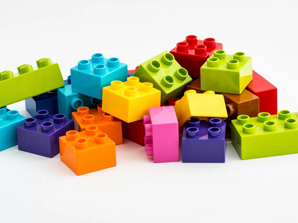 Tampilan batu bata milik Lego. (photo/Dok. WIRED)