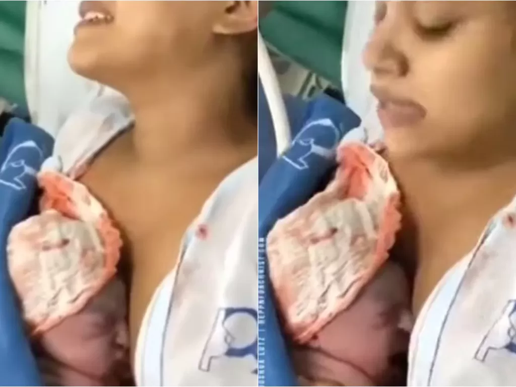 Bayi diberitakan hidup kembali berkat doa ibu (Youtube/NVision Kenya)