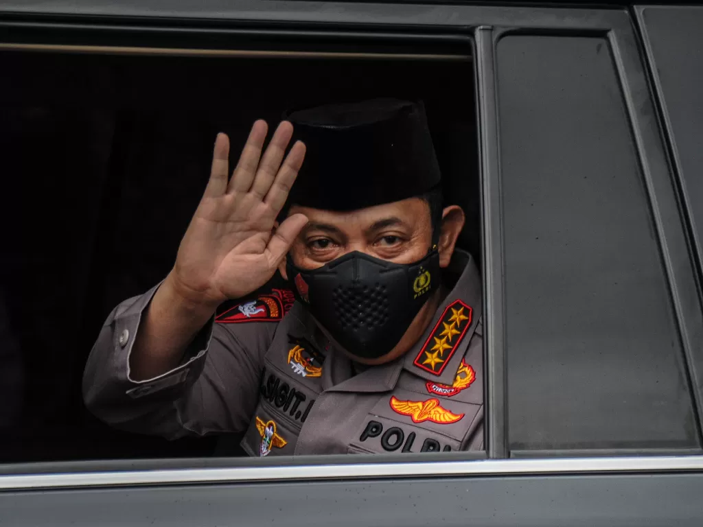 Kapolri Jenderal Pol Listyo Sigit Prabowo. (photo/ANTARA FOTO/Raisan Al Farisi)