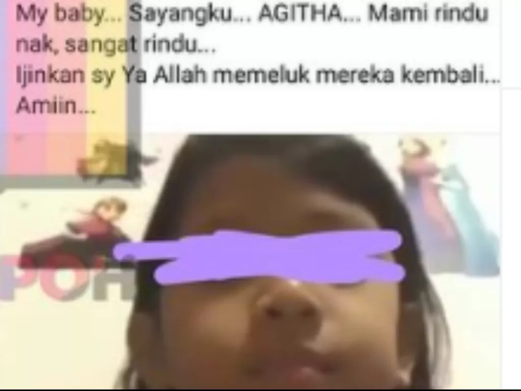 Anak Erlita Dewi, Agitha Cahyani Puteri meninggal dunia (Instagram/@mak_inpoh)