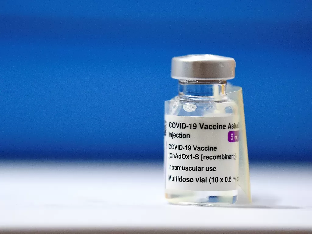 Ilustrasi vaksin AstraZeneca (REUTERS/Clodagh Kilcoyne)