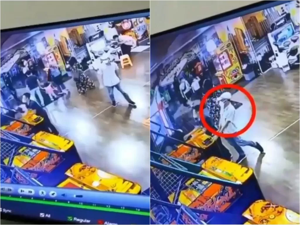 Satu keluarga terekam CCTV saat mencuri di mal Bandung (Instagram/warung_jurnalis)