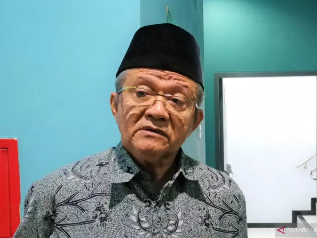 Sekretaris Jenderal Majelis Ulama Indonesia Anwar Abbas di Gedung MUI, Jakarta, Selasa (5/11/2019). (ANTARA/Anom Prihantoro)