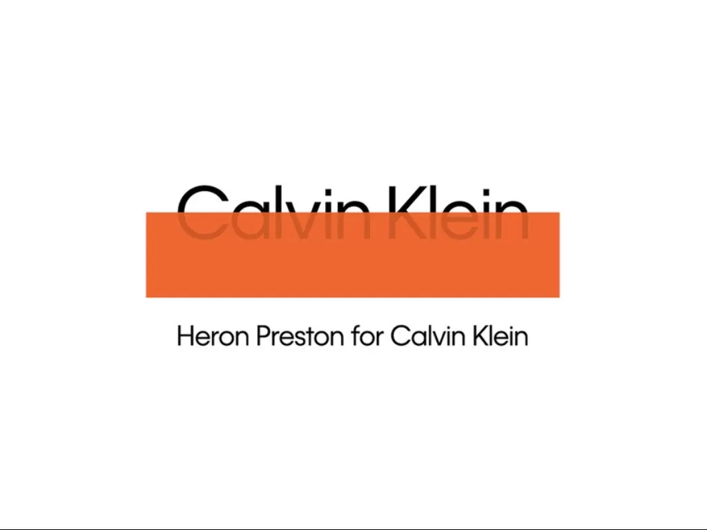 Tampilan kolaborasi Calvin Klein dengan Heron Preston. (photo/Dok. Calvin Klein)