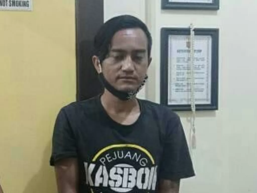Pelaku pungli terhadap pekerja Fiber Optik di Kecamatan Gedebage kota Bandung diamankan polisi (Humas Polsek Gedebage)