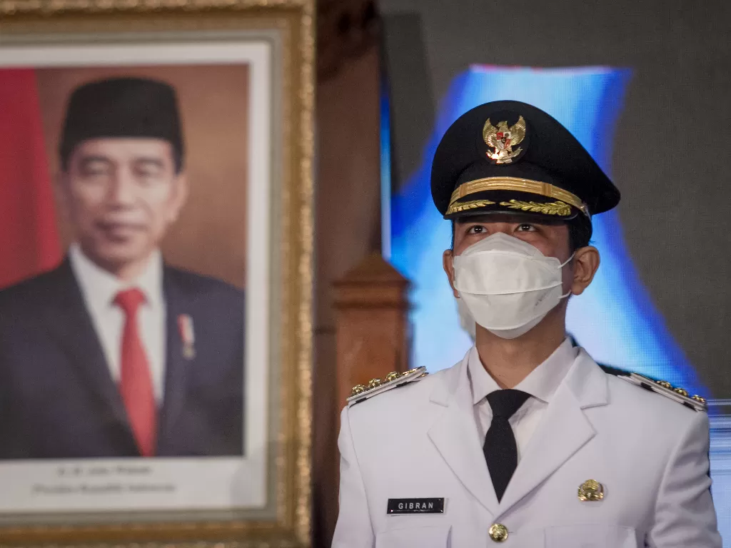 Putra sulung Presiden Jokowi, Gibran Rakabuming Raka. (photo/ANTARA FOTO/Mohammad Ayudha)