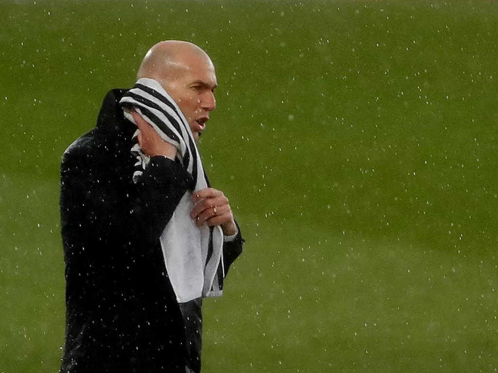 Pelatih Real Madrid, Zinedine Zidane. (photo/REUTERS/Susana Vera)