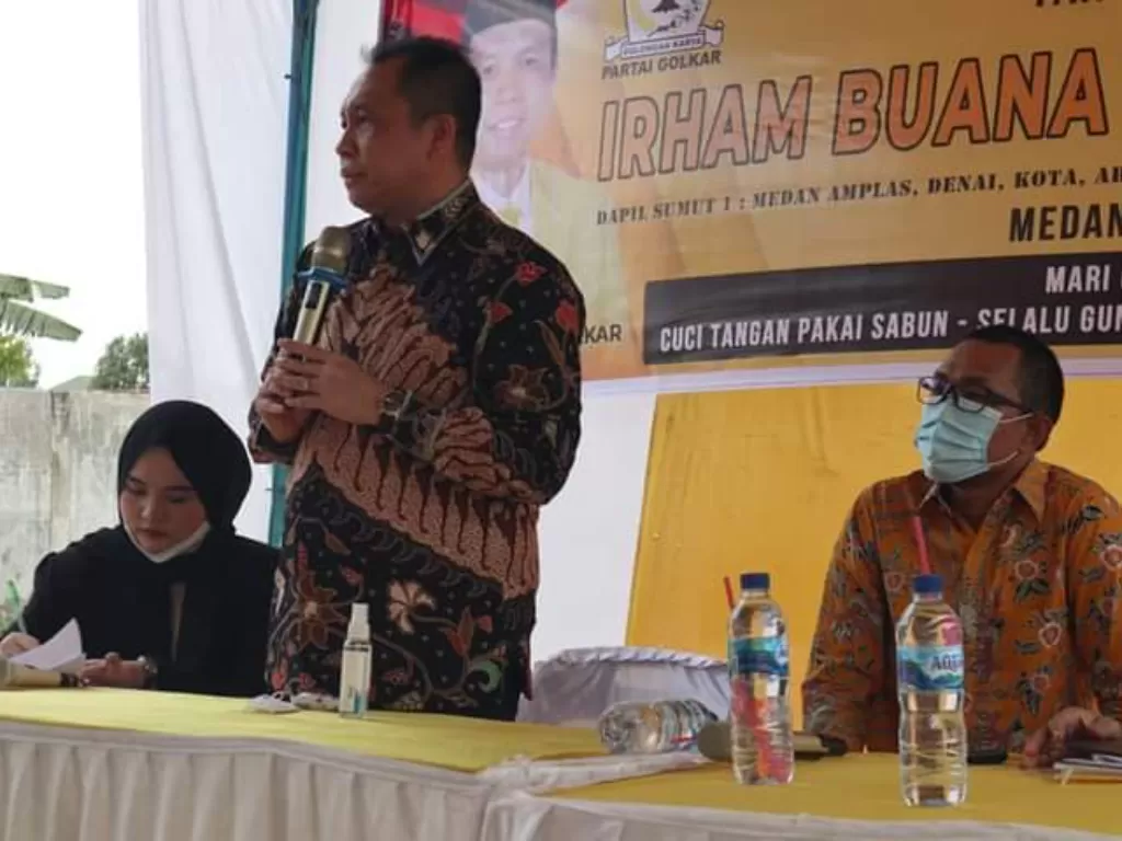 Ketua Fraksi Golkar DPRD Sumut, Irham Buana Nasution SH M Hum (Ist)
