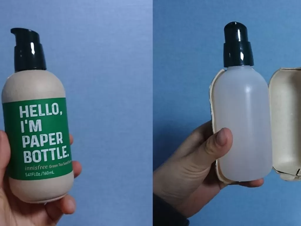 Botol kemasan produk Innisfree. (photo/Twitter)