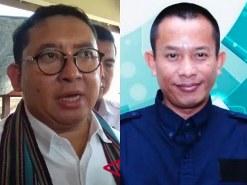 Kolase foto Fadli Zon dan Komisaris Independen PT Pelni Kristia Budhyarto alias Kang Dede (Antaranews/Istimewa)