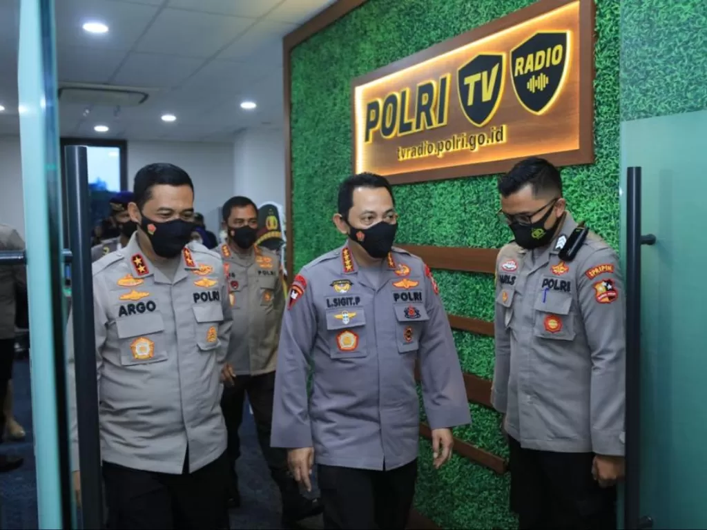 Peluncuran Polri Tv dan Radio di Mabes Polri. (Foto: Dok Divisi Humas Mabes Polri)