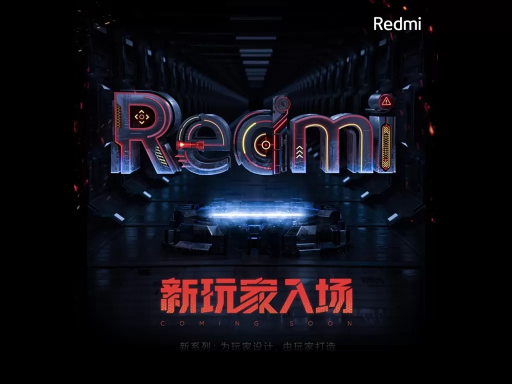 Teaser smartphone gaming pertama buatan Redmi (photo/Xiaomi/Redmi)