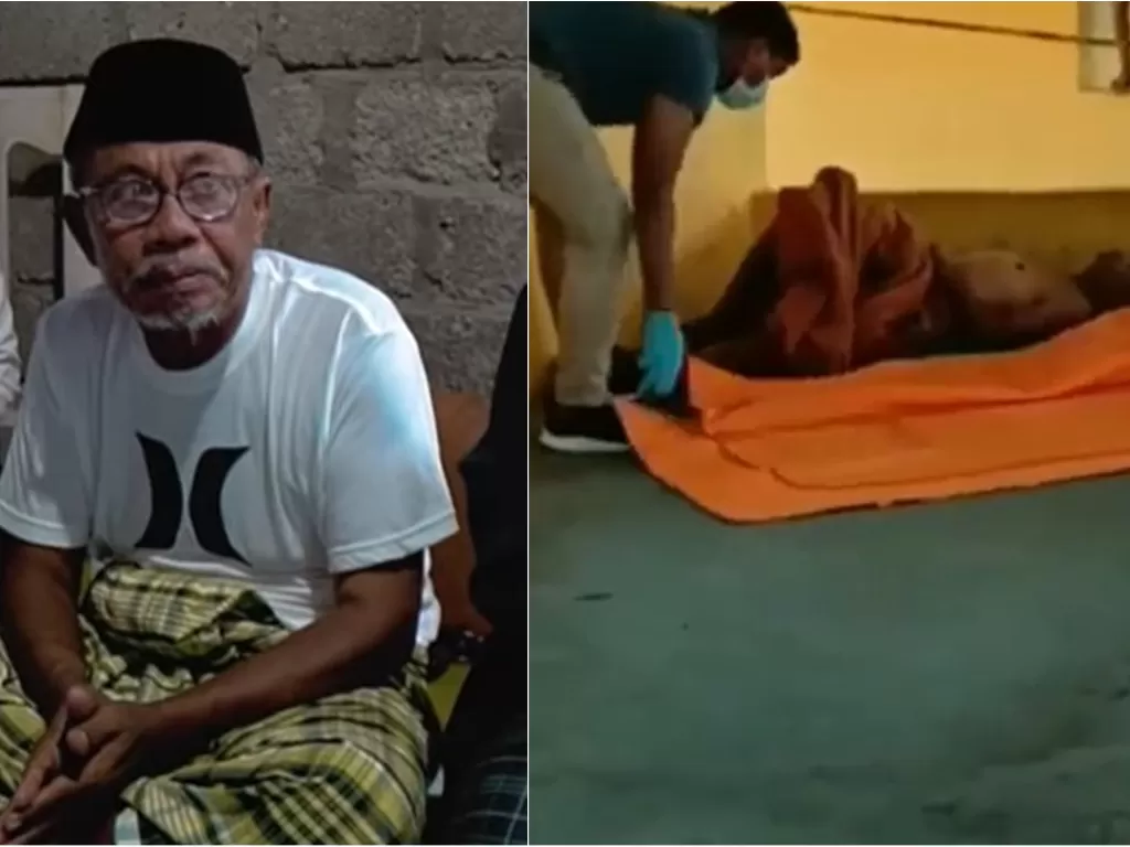 Kakek La Makmur, pengemis yang viral akibat dijambret. (Tangkapan Layar/YouTube/Taqy Malik)