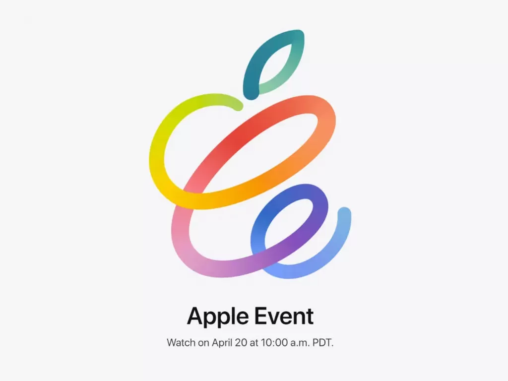 Undangan Apple Event yang akan digelar tanggal 20 April 2021 mendatang (photo/Apple)