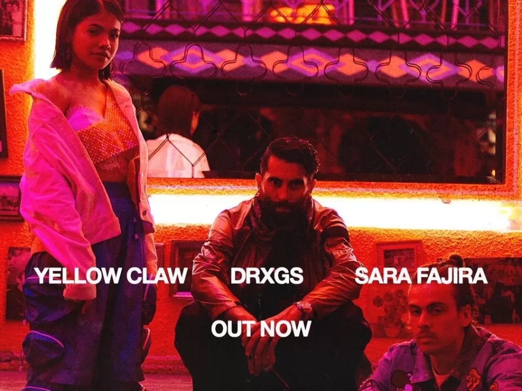 Sara Fajira dan Yellow Claw berkolaborasi dalam lagu DRXGS. (Instagram/sarafajira)