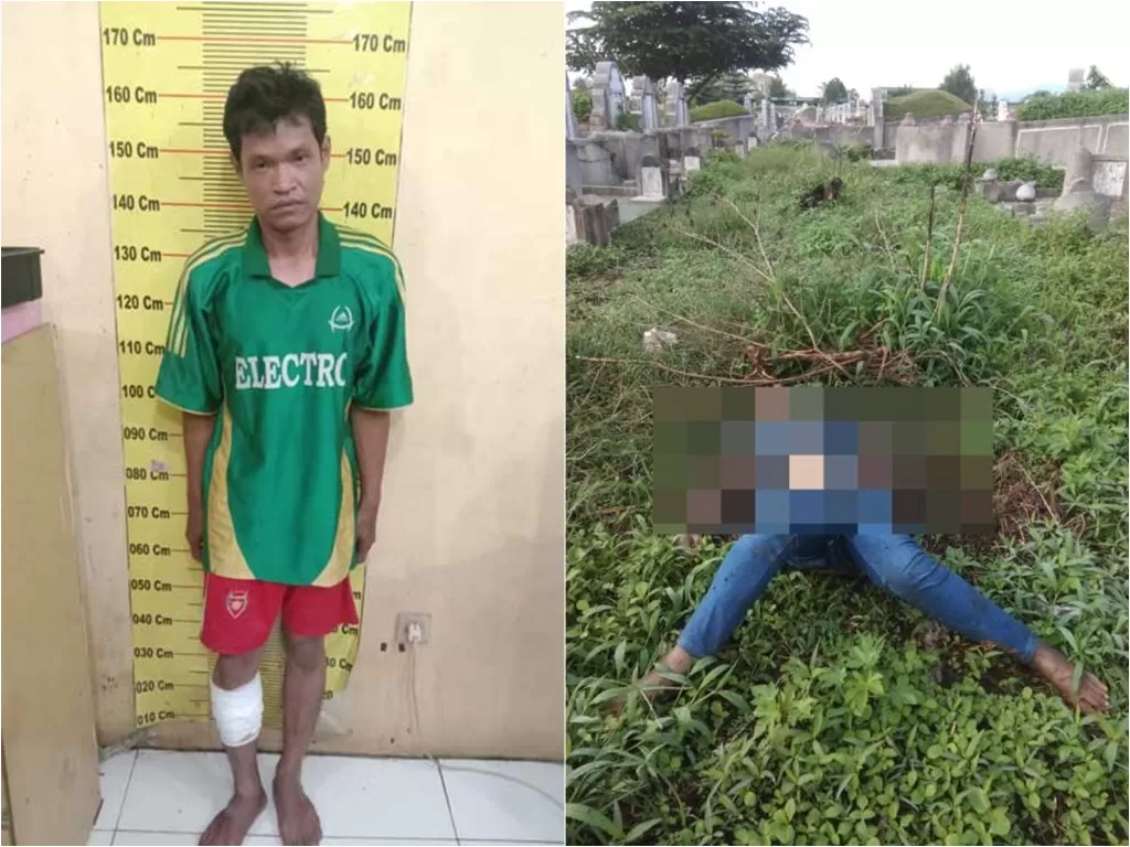 Pria bunuh pacar sesama jenisnya di kuburan china Deli Serdang (Istimewa)