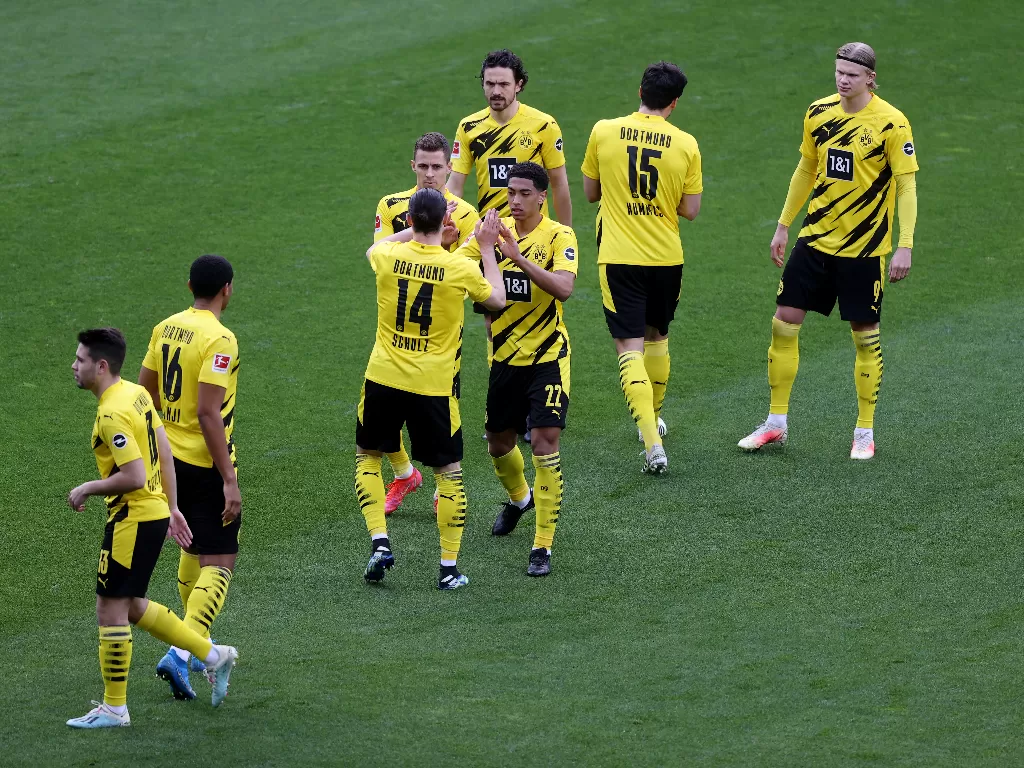Para pemain Borussia Dortmund. (photo/REUTERS/Lars Baron)
