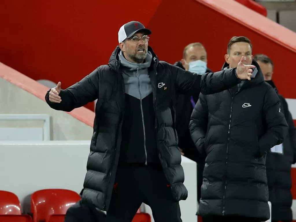 Pelatih Liverpool, Juergen Klopp. (photo/REUTERS/David Klein)