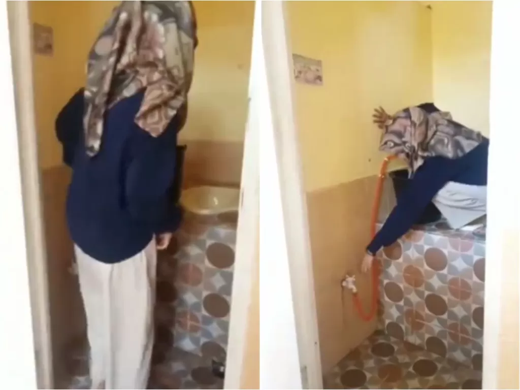   Cuplikan video toilet yang nyeleneh. (photo/Instagram)