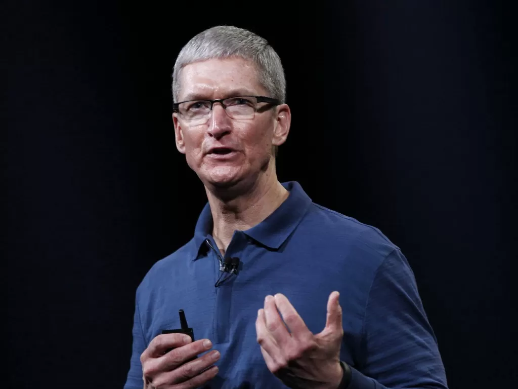Chief Executive Officer dari Apple, Tim Cook (photo/REUTERS/Robert Galbraith)