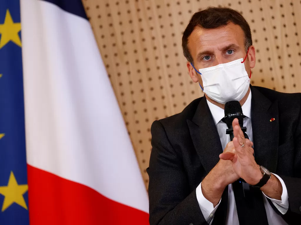 Presiden Prancis Emmanuel Macron (REUTERS/Christian Hartmann)