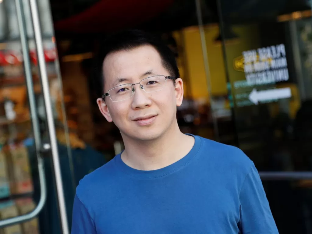 Pendiri aplikasi TikTok, Zhang Yiming (photo/REUTERS/Shannon Stapleton)