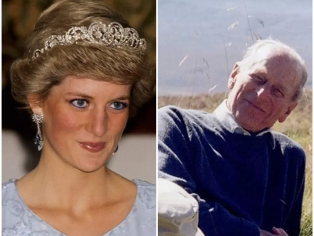Putri Diana dan Pangeran Philip. (Instagram/@princessdianaa/@theroyalfamily)