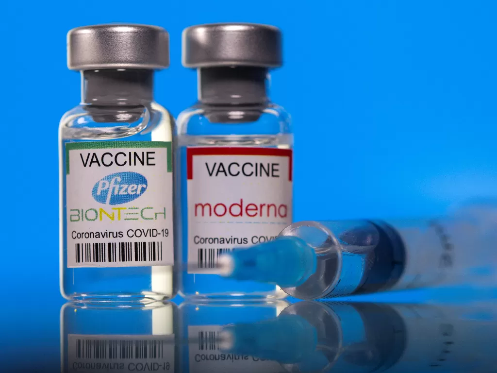 Vaksin Covid-19 yang disaran untuk wanita hamil (REUTERS/Dado Ruvic)
