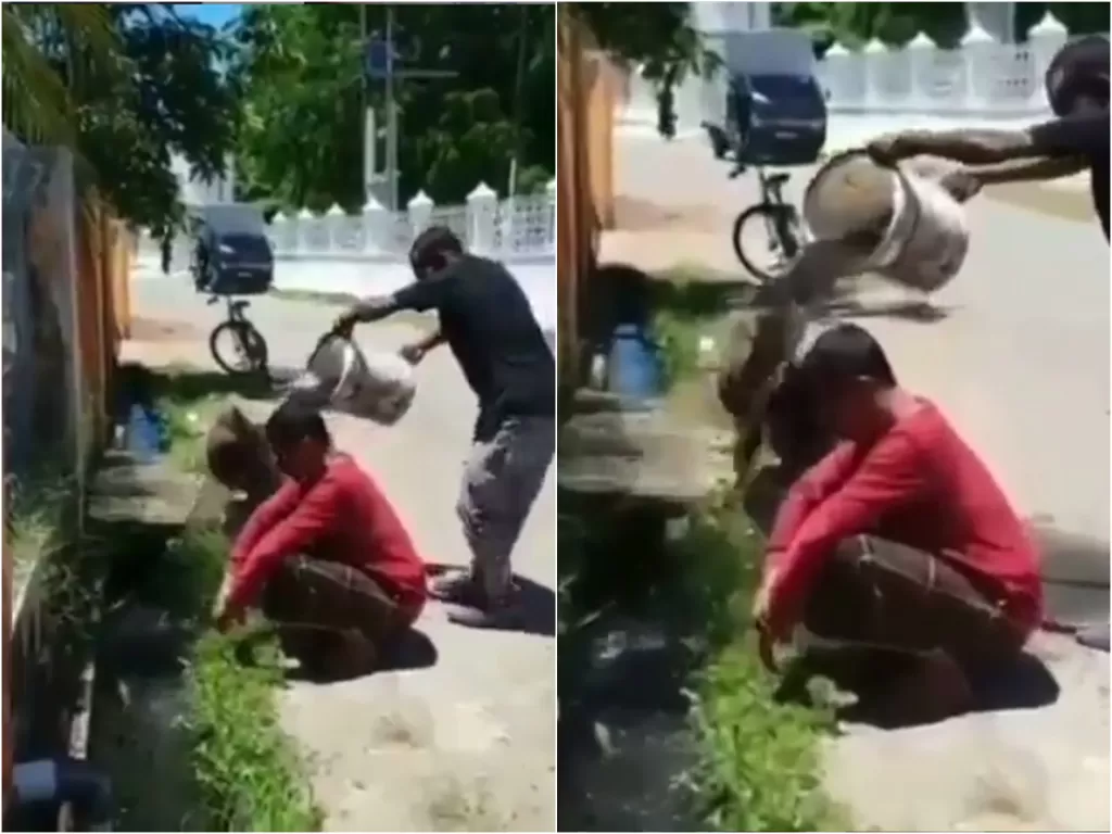 Cuplikan video pasangan selingkuh terciduk warga di kosan. (photo/Instagram/kabaraceh)
