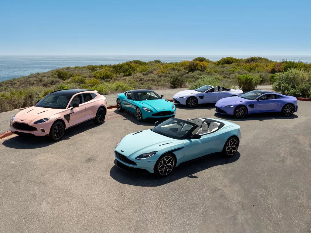 Aston Martin Pastel Collection (photo/Aston Martin Newport Beach)