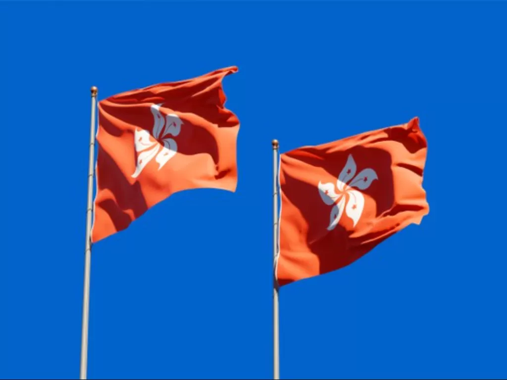Bendera Hong Kong. (Freepik)