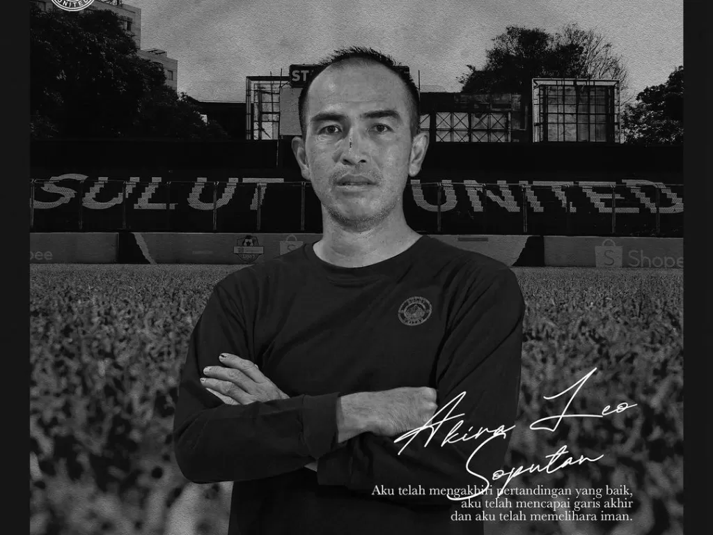 Ucapan duka cita Sulut United untuk Leo Soputan (Foto: Instagram @sulutunited).