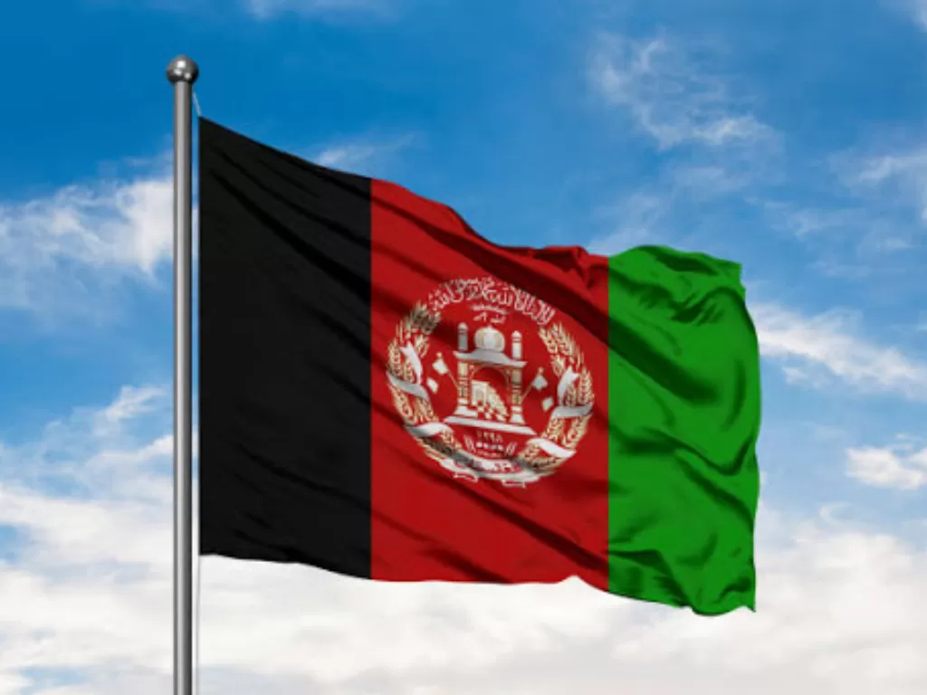 Bendera negara Afghanistan. (defence.az)