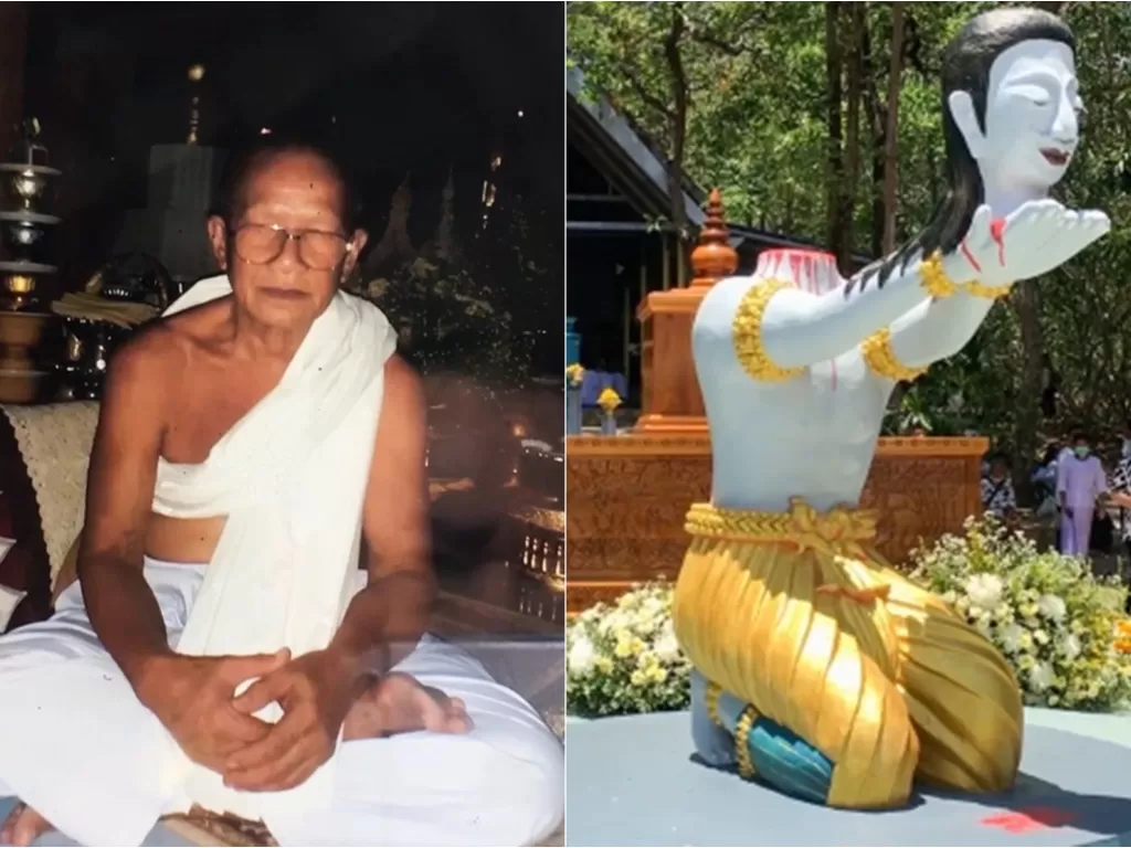 Biksu di Thailand ini memenggal kepalanya sendiri (ViralPress)