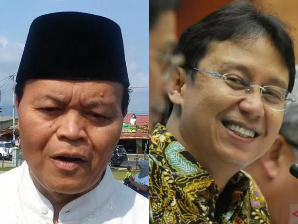 Kolase foto Wakil Ketua MPR Hidayat Nur Wahid dan Menteri Kesehatan Budi Gunadi Sadikin (Antaranews)