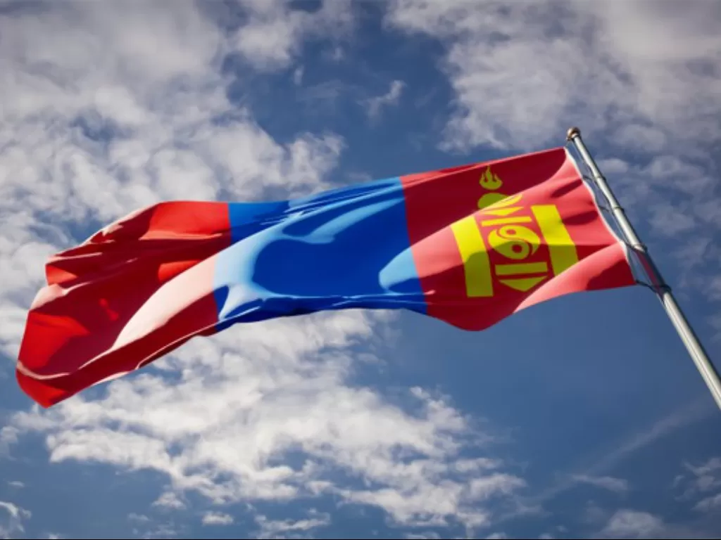 Bendera Mongolia. (Freepik)