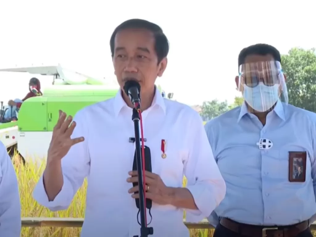 Presiden Jokowi bicara soal impor beras. (Youtube/Sekretariat Presiden)