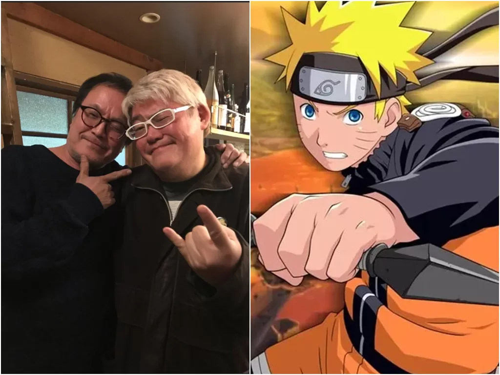 Osamu Kobayashi sutradara anime Naruto.(photo/Twitter/@osamukoba)