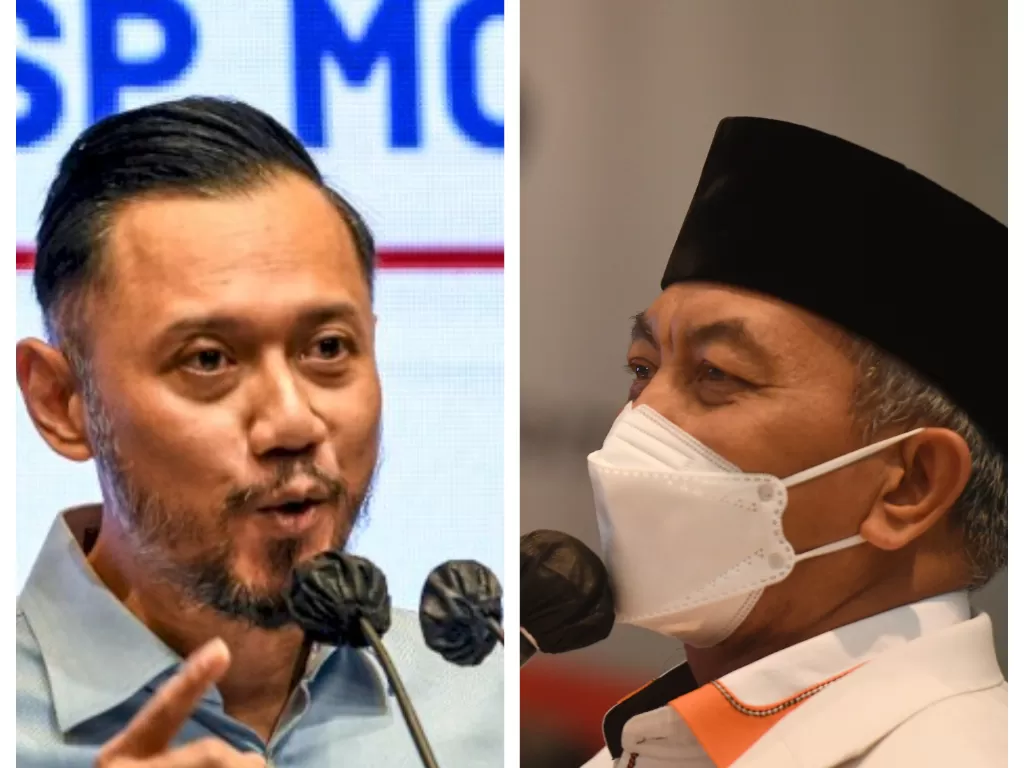 Kolase foto Ketum Partai Demokrat Agus Harimurti Yudhoyono (AHY) dan Presiden PKS Ahmad Syaikhu (foto: Antara)